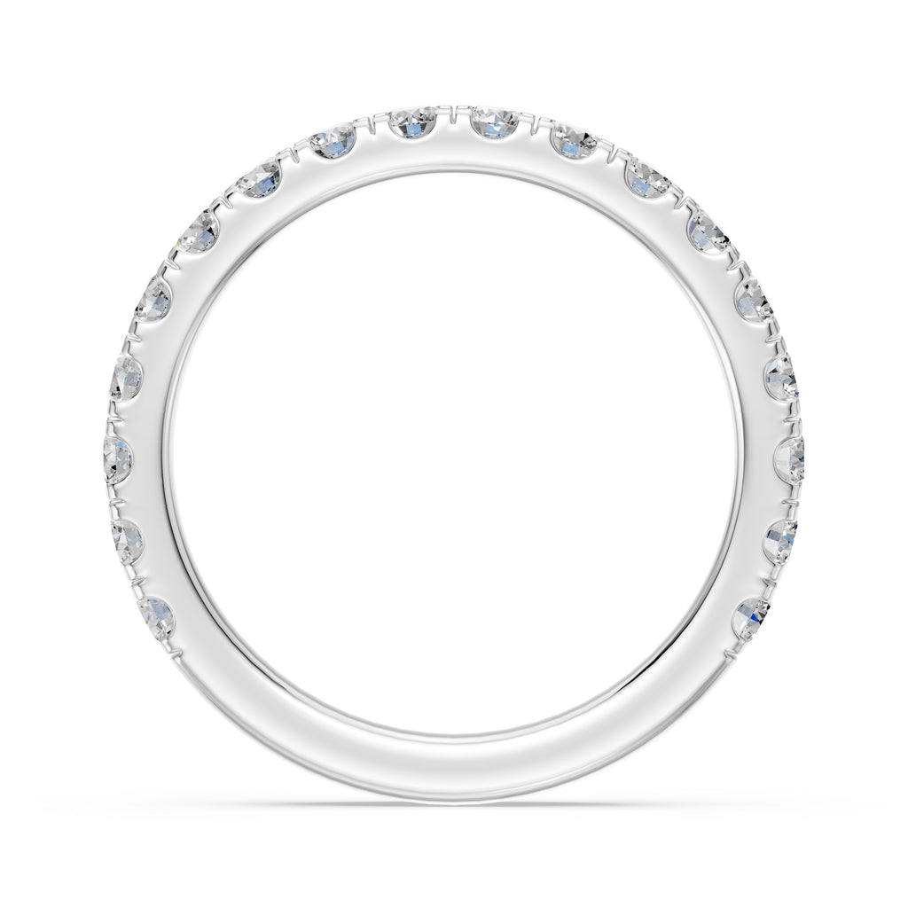 0.50 TCW Round Diamond Pave Band