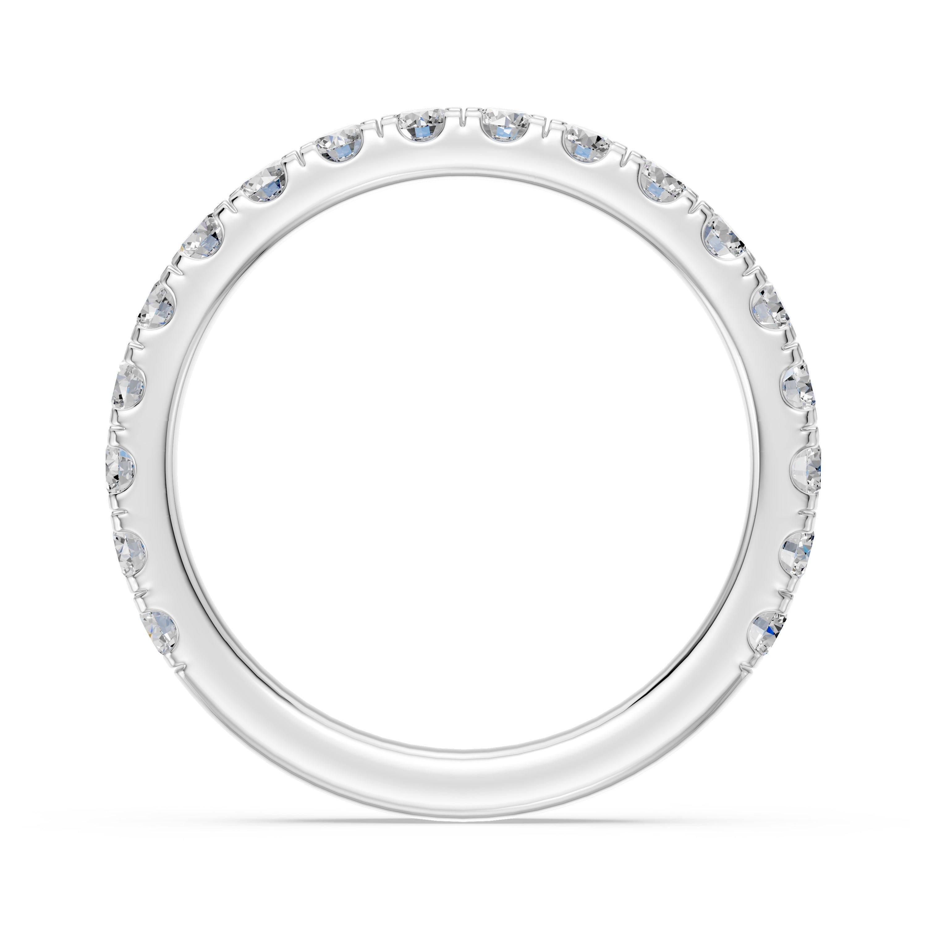 0.50 TCW Round Diamond Pave Band