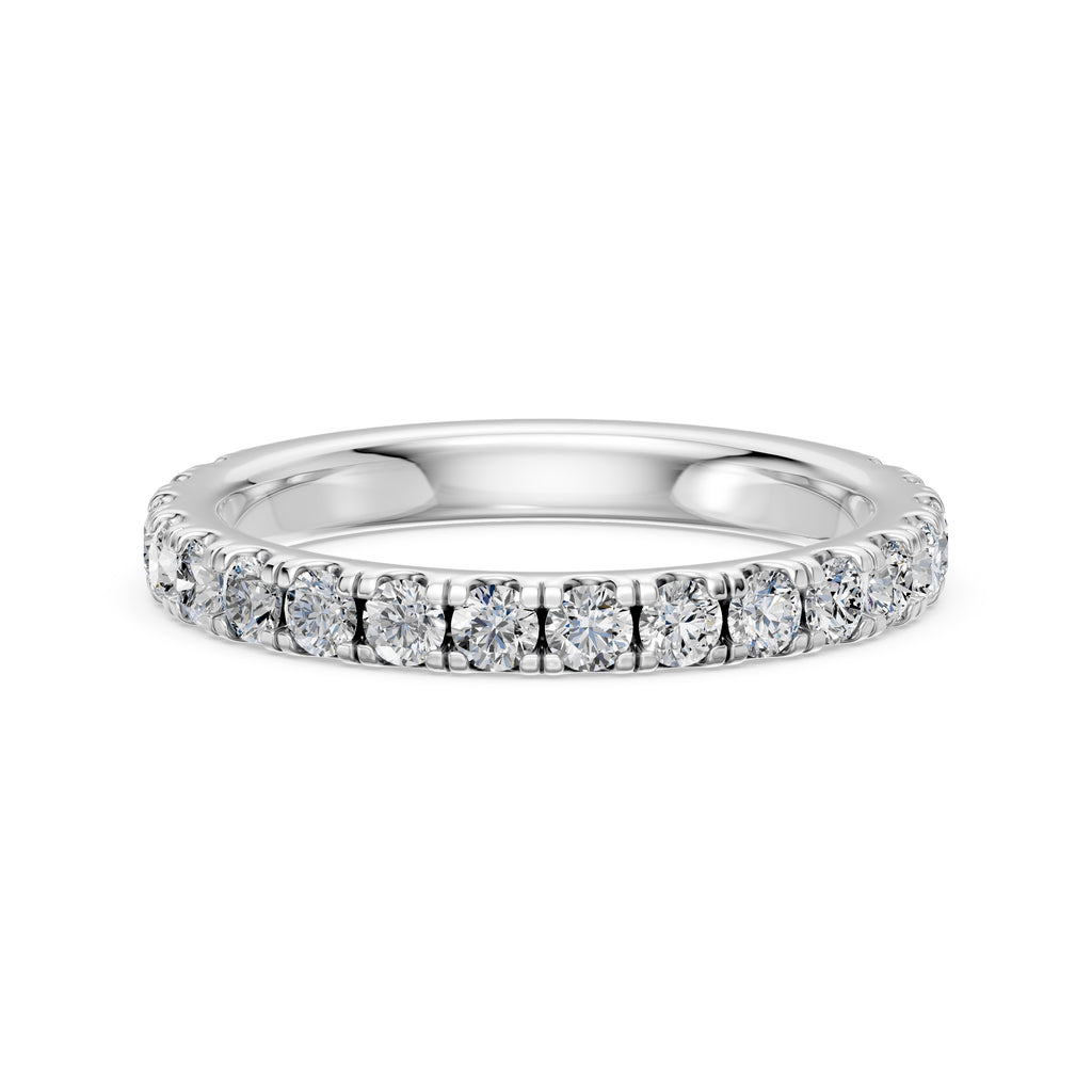 0.50 TCW Round Diamond Pave Band