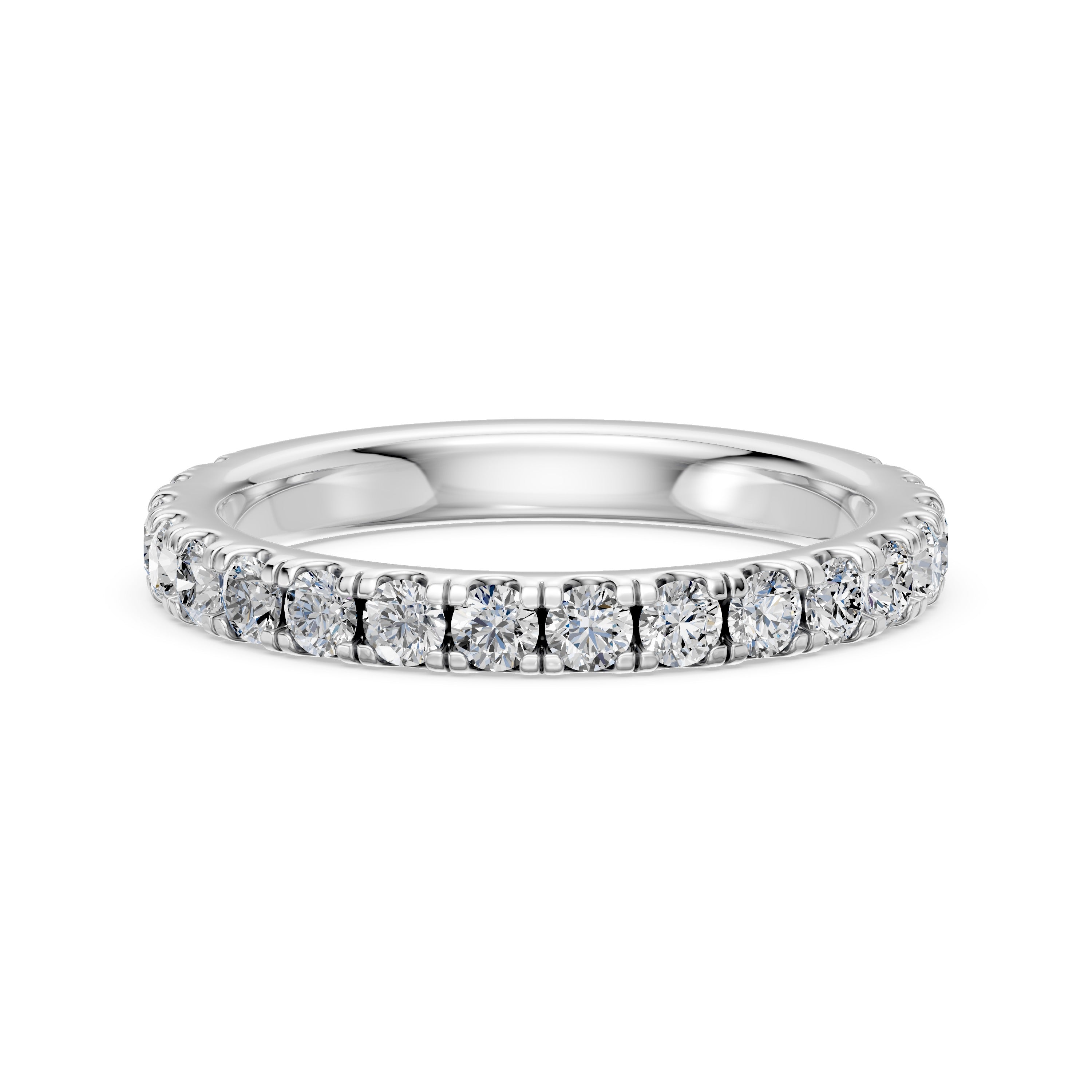 0.50 TCW Round Diamond Pave Band
