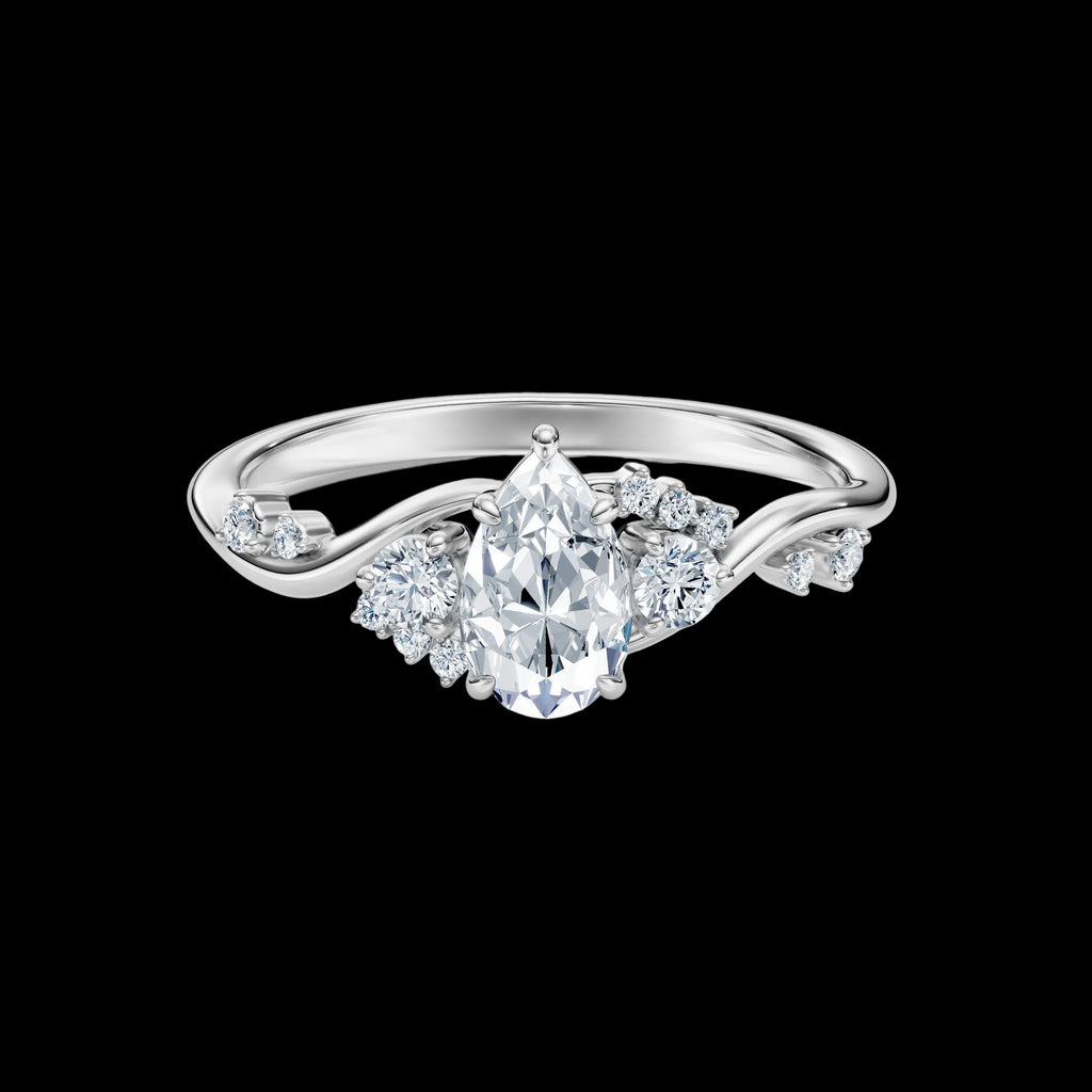 1.50 CT Pear Diamond Ring