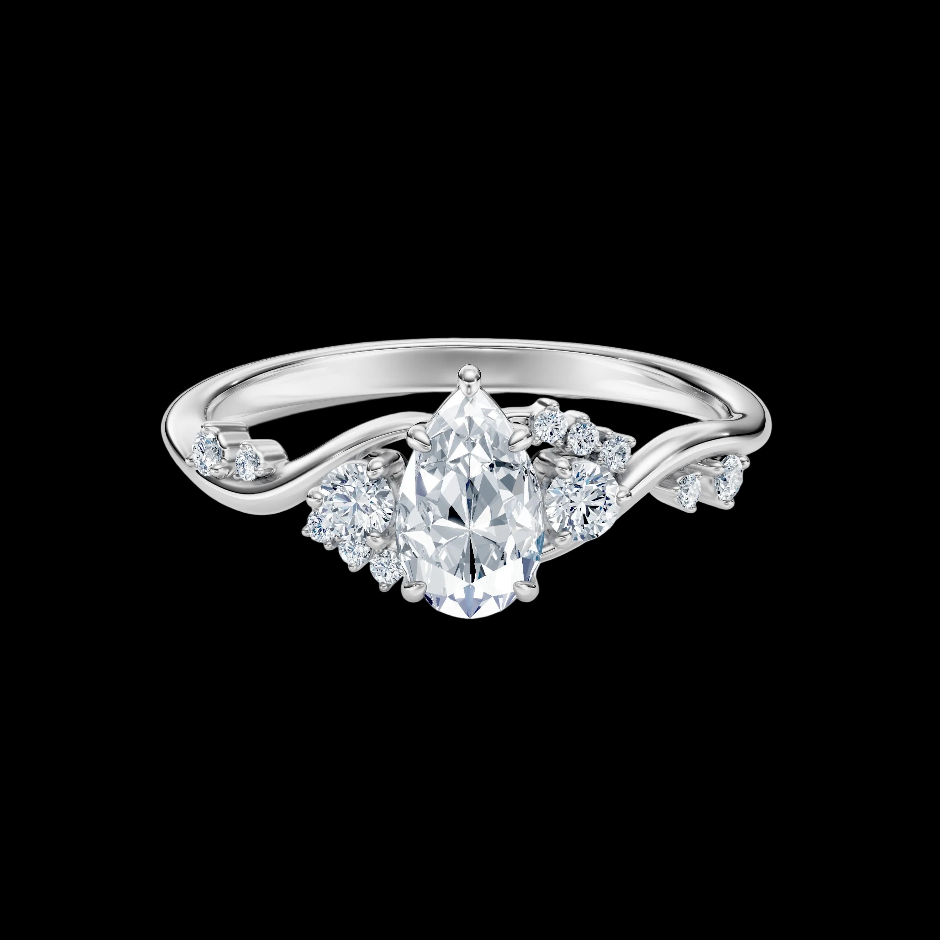 1.50 CT Pear Diamond Ring