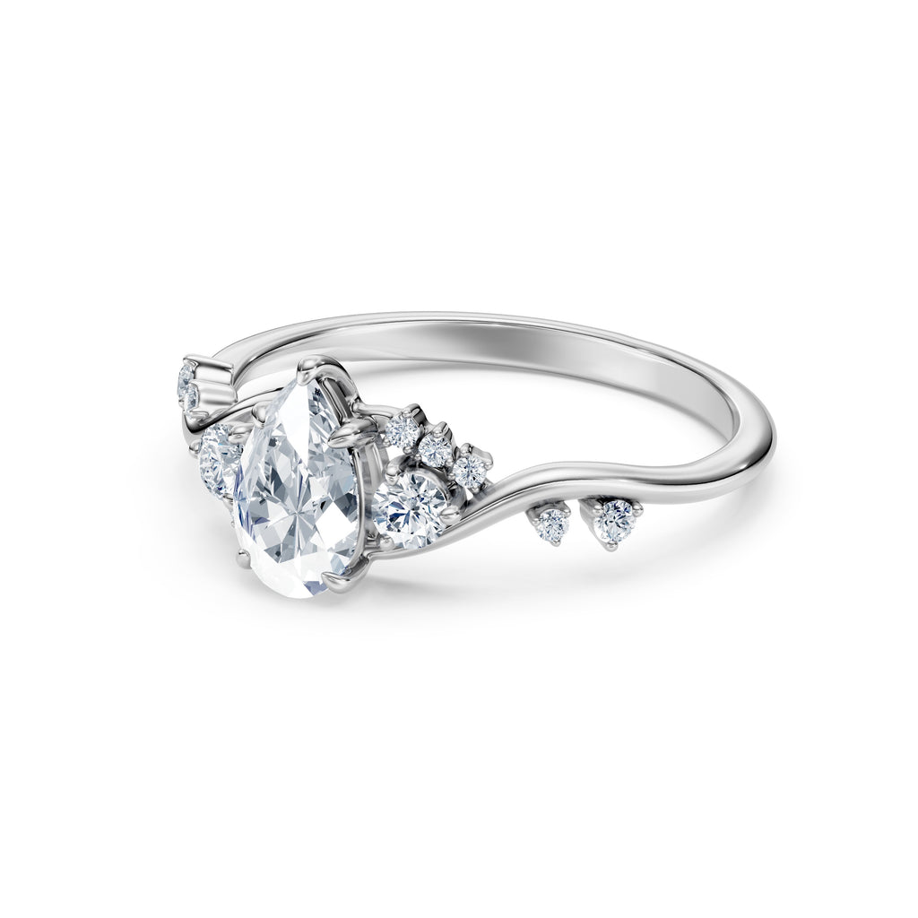 1.50 CT Pear Diamond Ring