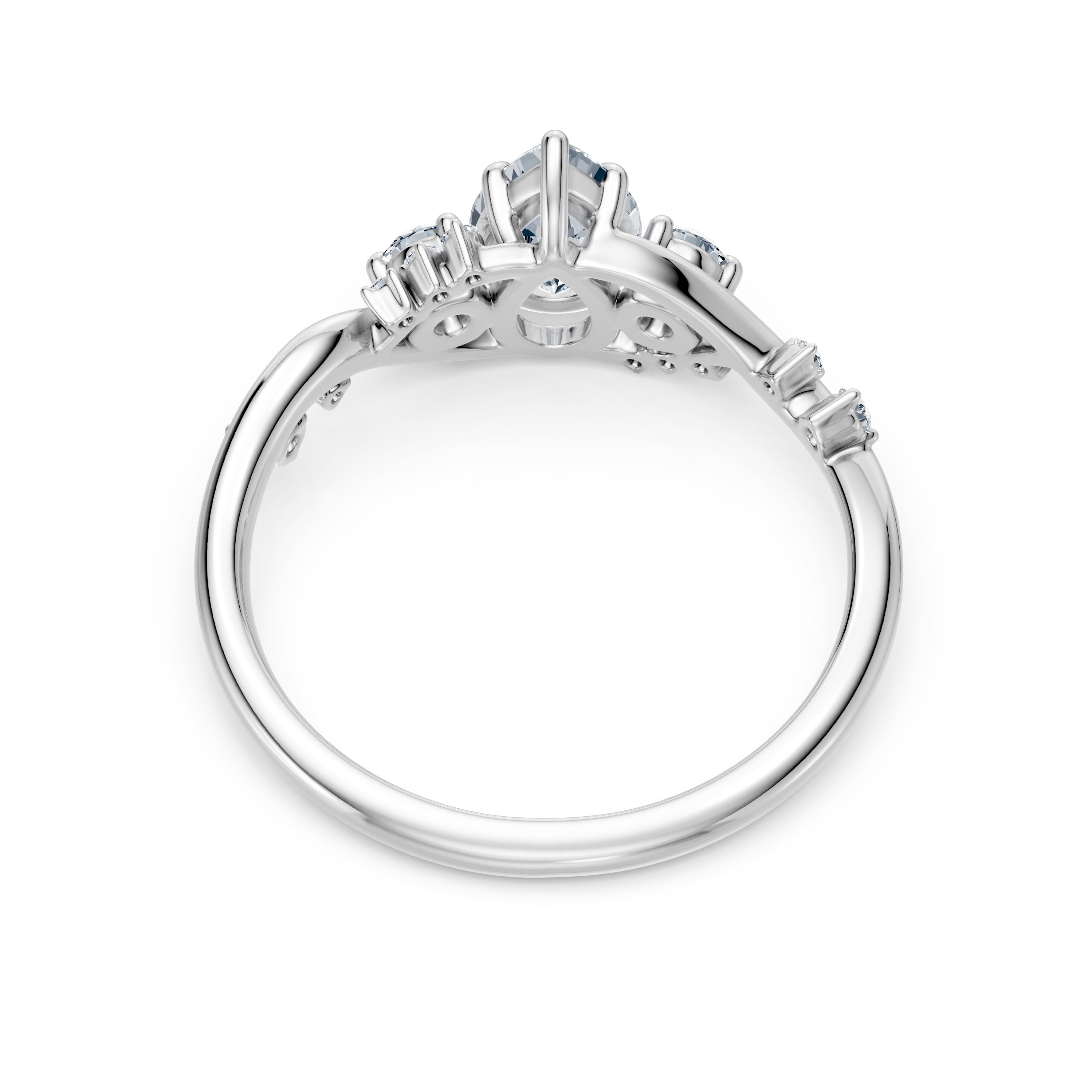 1.50 CT Pear Diamond Ring