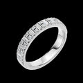 1.20TCW Radiant Cut & Round Diamond Band