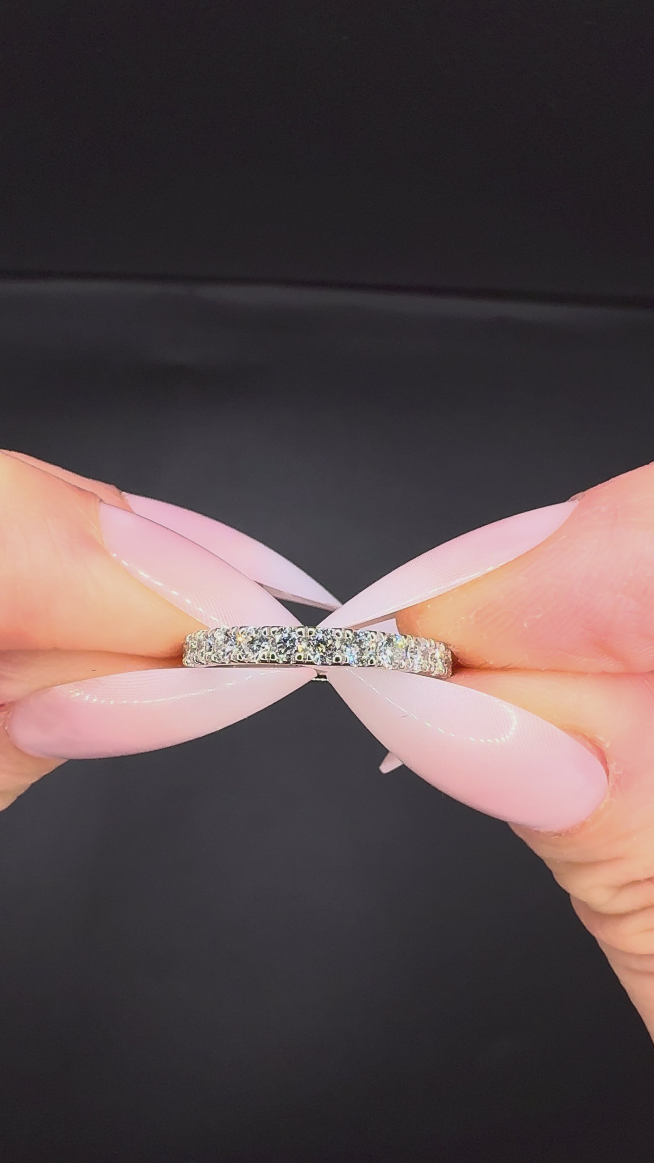 0.50 TCW Round Diamond Pave Band