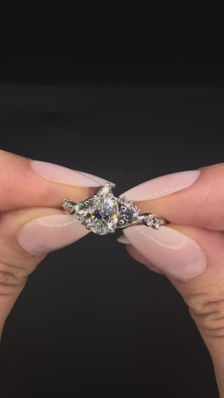 1.50 CT Pear Diamond Ring