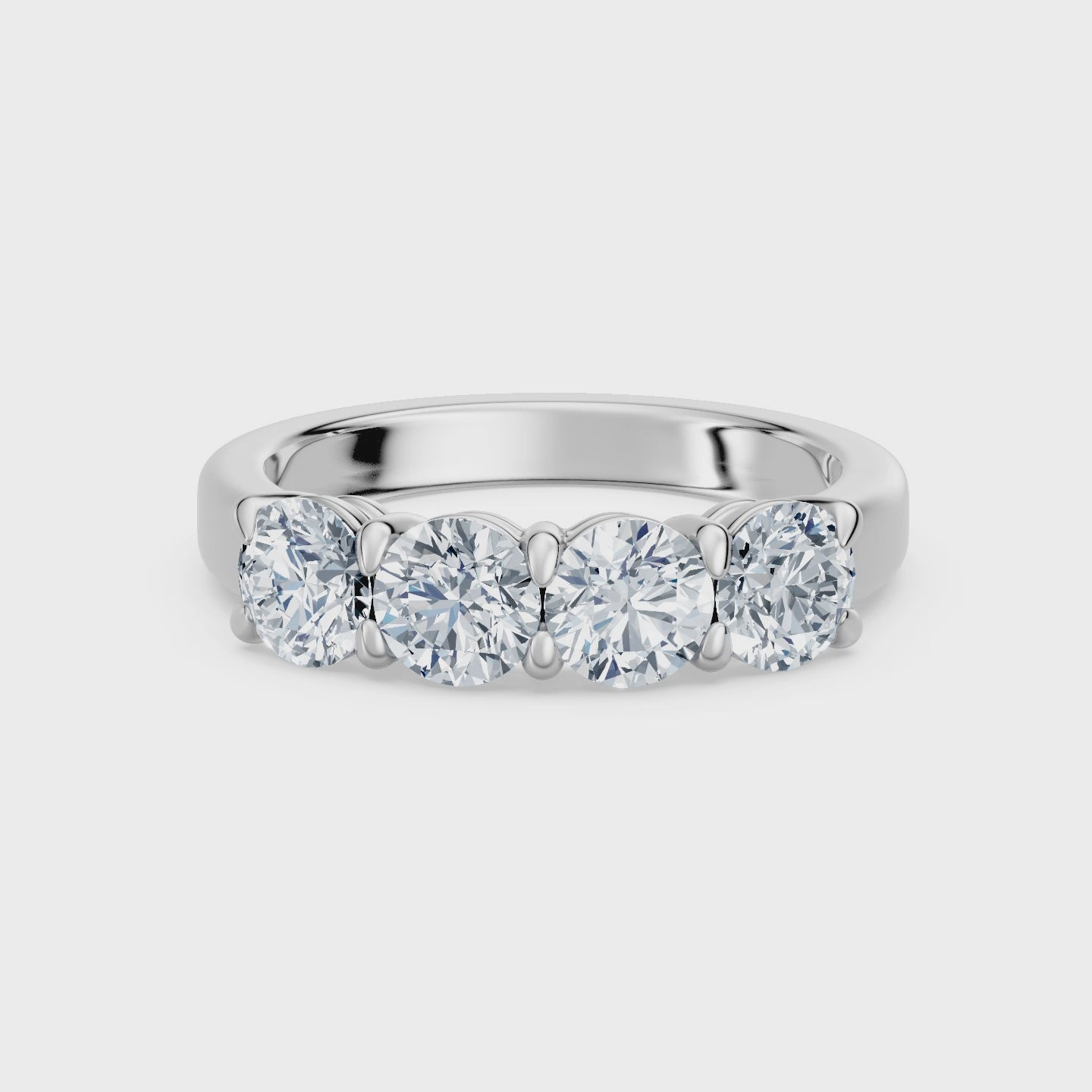 2CTW Four Stone Diamond Band